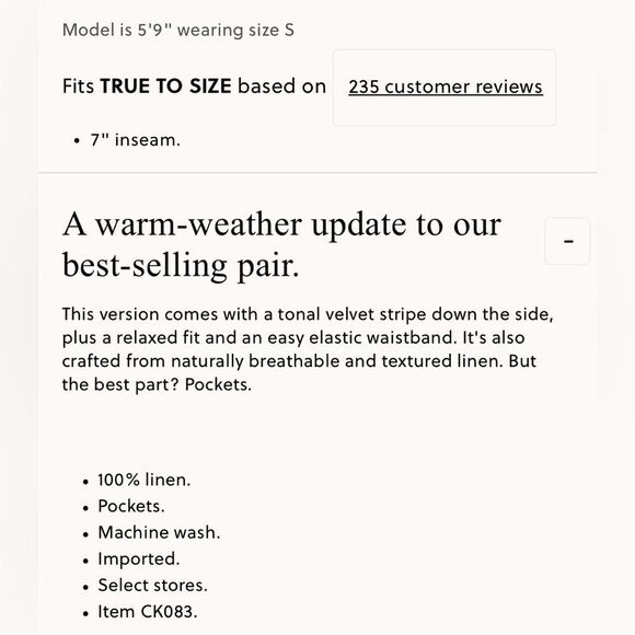 NWT J CREW 7" Stratus short in linen in white - Picture 5 of 6